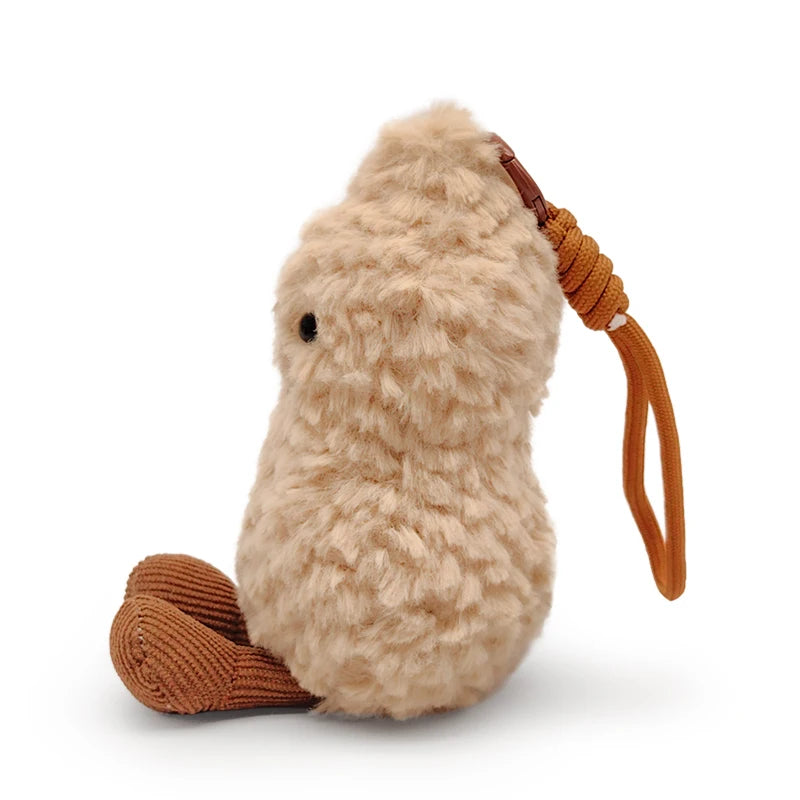 New Cartoon Peanut Doll Plush Stuffed Pendant Toy Simulation Fun Little Peanut Doll Living Room Home Decor Pendant Cute Gifts