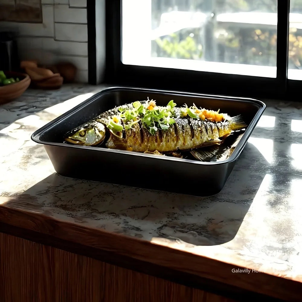 Carbon Steel Nonstick Roasting Pan Rectangular Baking Tray Loaf Toast Bread Cake Bakeware DIY Pastry Pan Dish Kitchen Utensils