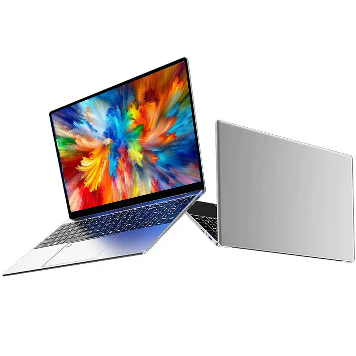 N5095 15.6" Laptop, Up to 32GB RAM 2TB Windows 10/11 Pro, Black backlit English Russian keyboard Portable Notebook