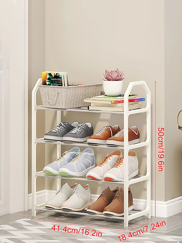 4 Floor Assembly Creative Home Shoe Rack Dormitory Door Storage Rack Storage Shoe Cabinet Components Home Supplies