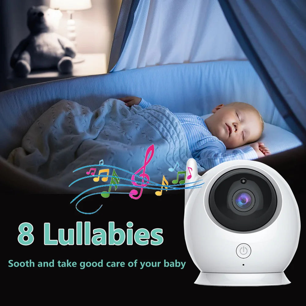 4.3 Inch Baby Monitor with 2000mAh Long Battery Life Video Wireless Camera and Audio Intercom Auto Night Vision Kids Babysitter