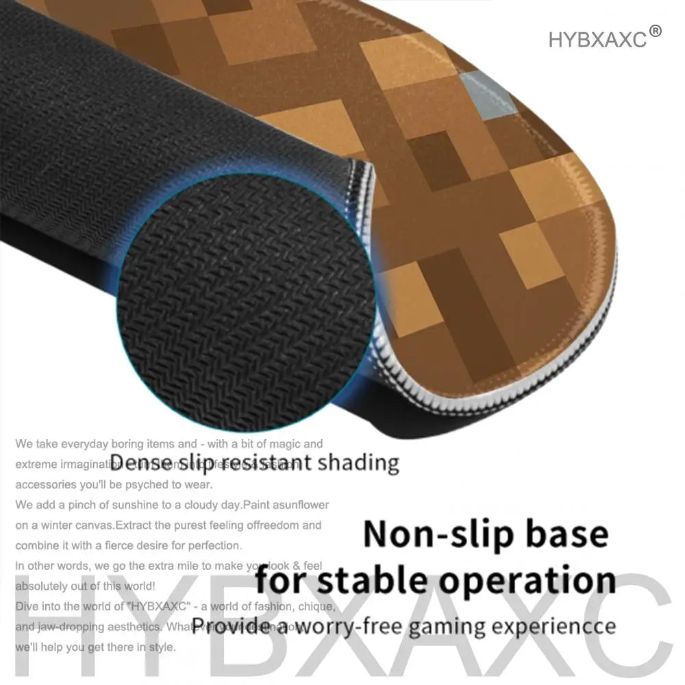 2025 New Minecraft Peripheral Computer Game My World Lawn Mousepad Mini Short Table Pad Anime Office Table Decoration Figure Toy