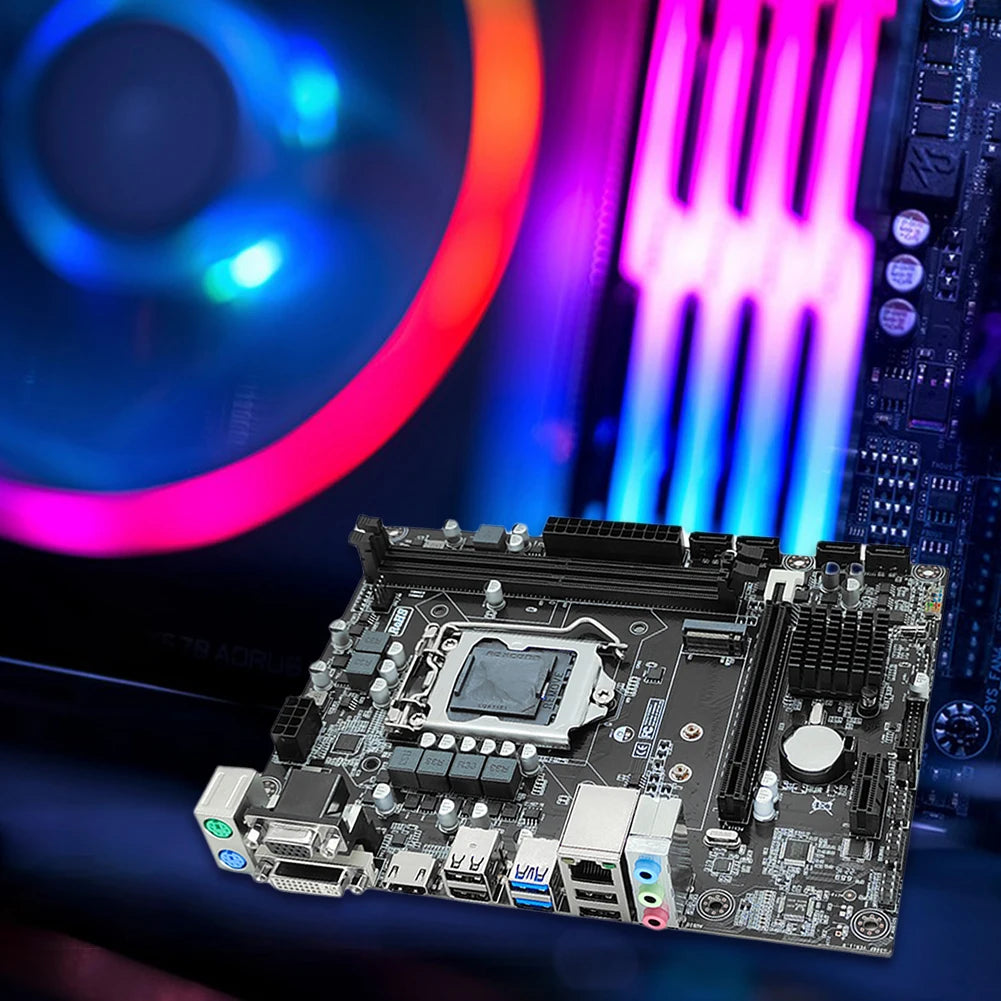H310 Motherboard LGA 1151 Support Dual Channels DDR4 NVME M.2 Placa Mae Mother Board Micro-ATX DDR4 RAM Memory USB3.0 Mainboard