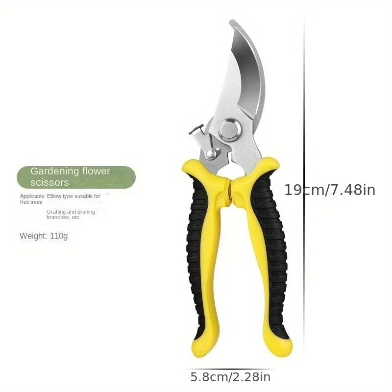 Professional Garden Scissors for Branch Trimming Fruit Tree Pruning Heavy Duty Household Gardening Shears