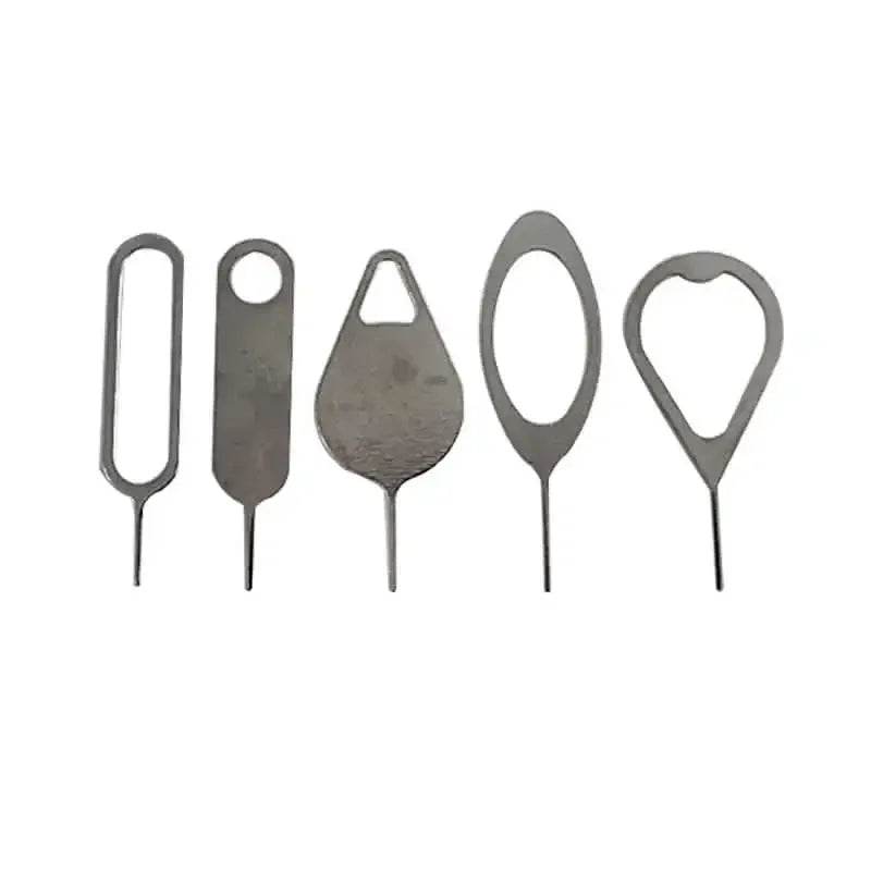5pcs Mobile Phone Sim Card Remover Pin Needle Replacement Parts Tool Kit for iPhone Samsung Blackberry Xiaomi Oppo Huawei Repair