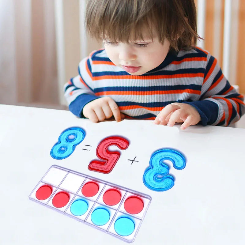 Montessori Math Toys Light Table Counting Material Transparent Number For Kids 3 Years Educational Teaching Resources
