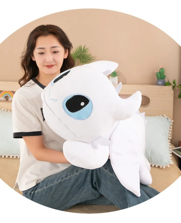 100cm Little Flying Dragon Kawaii Plush Toy Lying Posture Style Toothless Doll Pillow Children Couple Christmas Birthday Gift