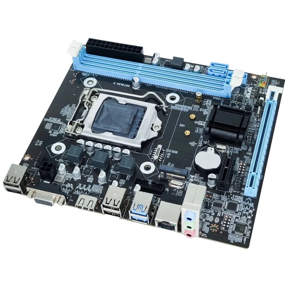 MOUGOL H81M Gaming Motherboard Dual Channel DDR3 M.2 NVME PCIEx16 HDMI VGA Interface LGA 1150 Supports Intel Core 4th Gen CPU
