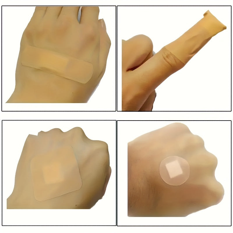 100pcs Medical Wound Adhesive Paster - Keep Your Wounds Secure Four Piece Set Of Bandages Breathable Nose Bridge Patch Acne P
