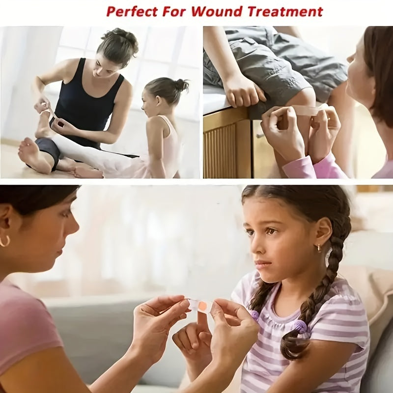 100pcs Medical Wound Adhesive Paster - Keep Your Wounds Secure Four Piece Set Of Bandages Breathable Nose Bridge Patch Acne P